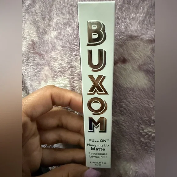 Buxom Plumping Matte Lip Cream Lipstick GNO Rosy Pink $26 NIB lip plumper - Picture 5 of 6